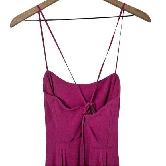 AFTER SIX WOMEN'S SCOOP NECK CONVERTIBLE TIE-STRAP MAXI DRESS WITH FRONT SLIP 8 - Picture 7 of 9